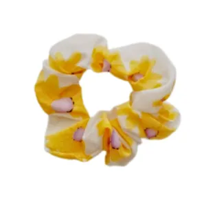 Daisy Chiffon Scrunchie