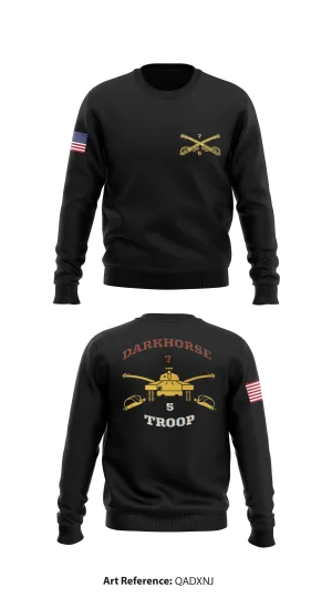 Darkhorse Troop Store 2 Core Men's Crewneck Performance Sweatshirt - qadxnJ