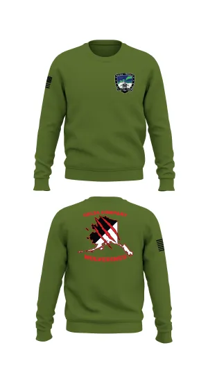 Delta Company, 1-25th Attack Battalion Store 1 Core Men's Crewneck Performance Sweatshirt - 48485700657