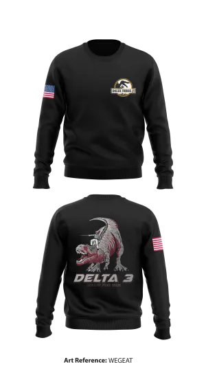 Delta Company 3rd Regiment, West Point Core Men's Crewneck Performance Sweatshirt - WeGEAt