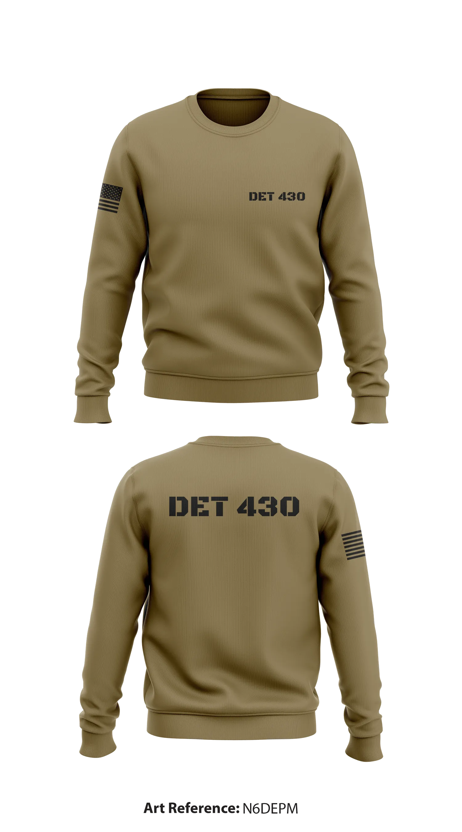 Det 430 Store 1 Core Men's Crewneck Performance Sweatshirt - N6DEPM