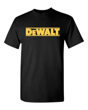 DeWalt tools T-shirt contractor handy man construction tools racing