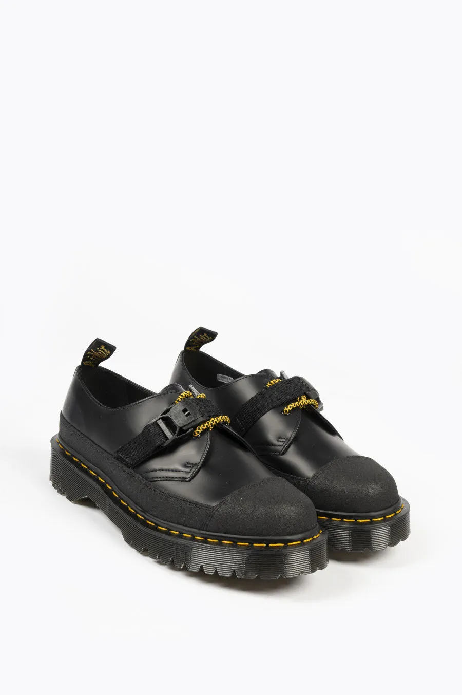 DR MARTENS 1461 TECH BLACK SMOOTH