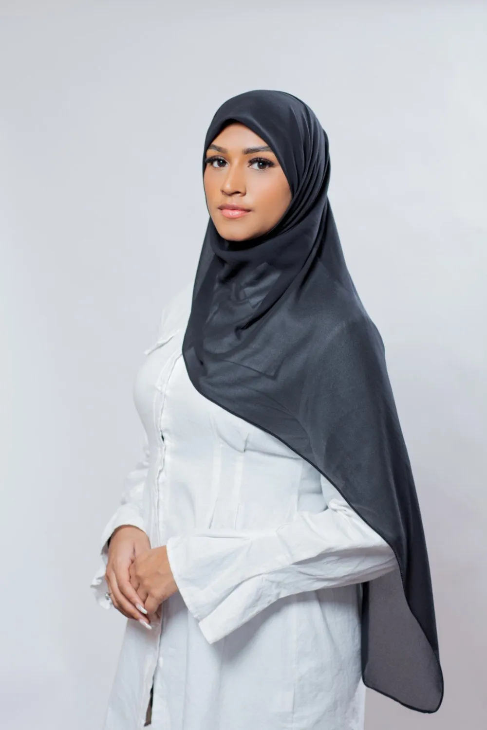 Everyday Premium Chiffon Hijab | Black