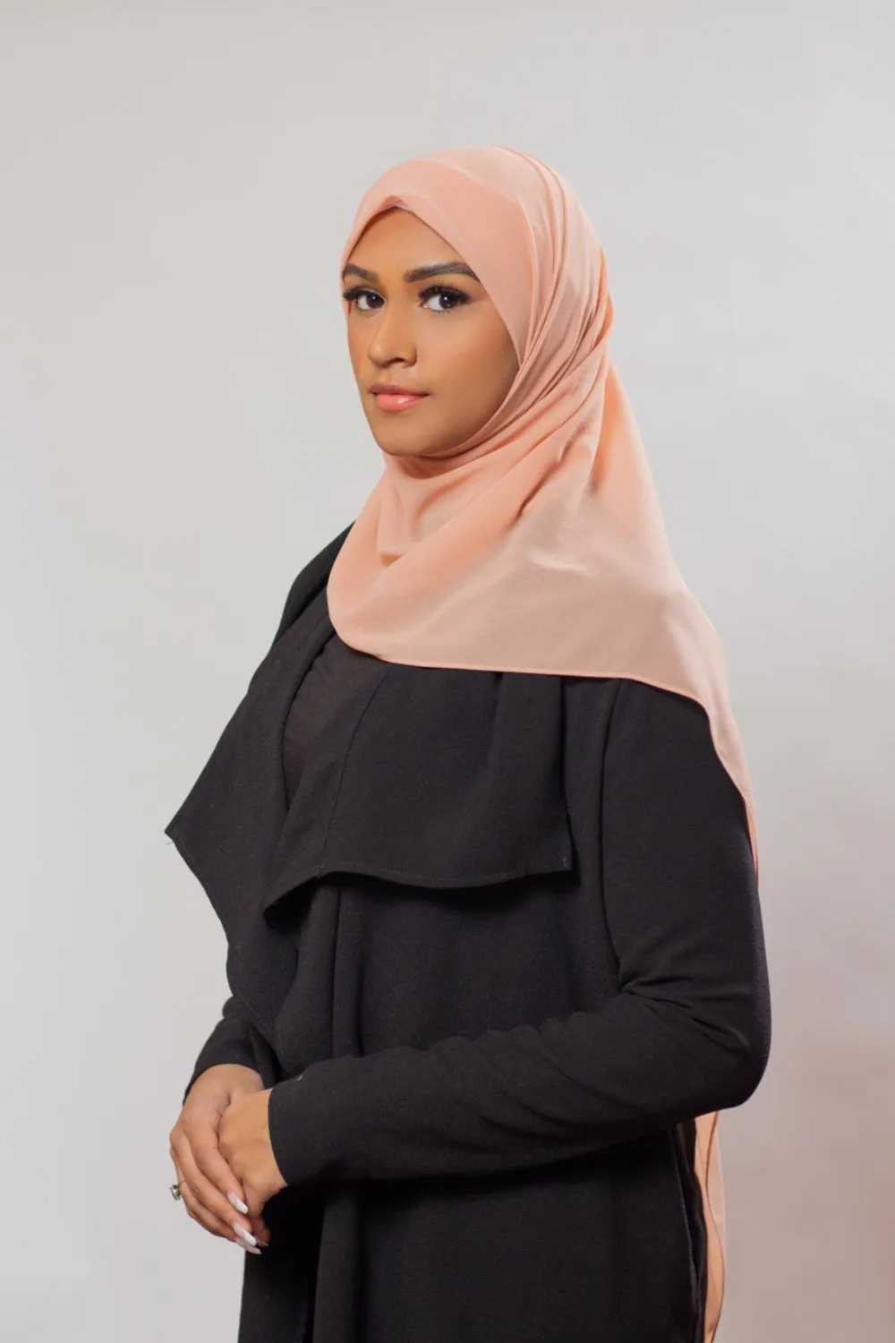 Everyday Premium Chiffon Hijab | Light Khaki