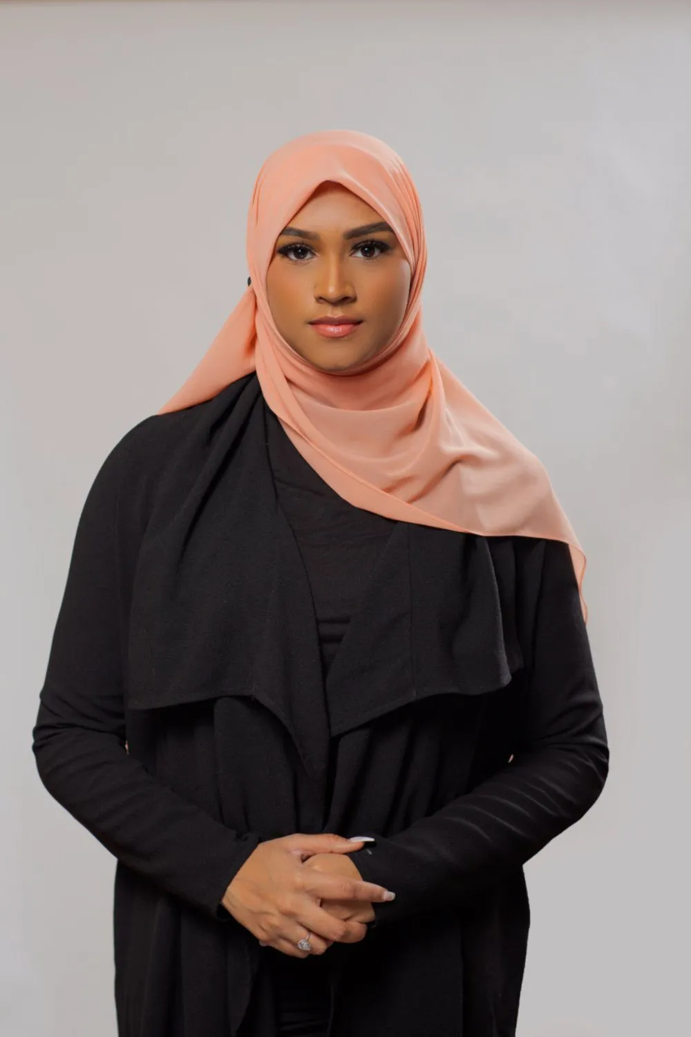 Everyday Premium Chiffon Hijab | Salmon Pink