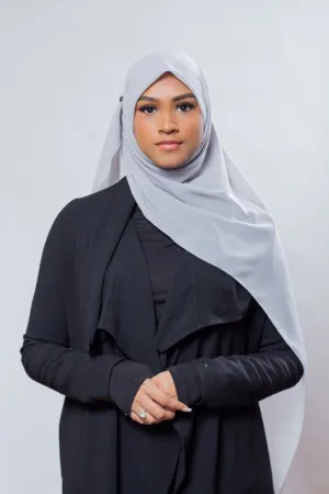 Everyday Premium Chiffon Hijab | Smokey Gray