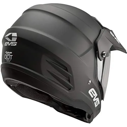 EVS Sports Men's T5 Venture Solid Dual Sport Motorcycle Helmet