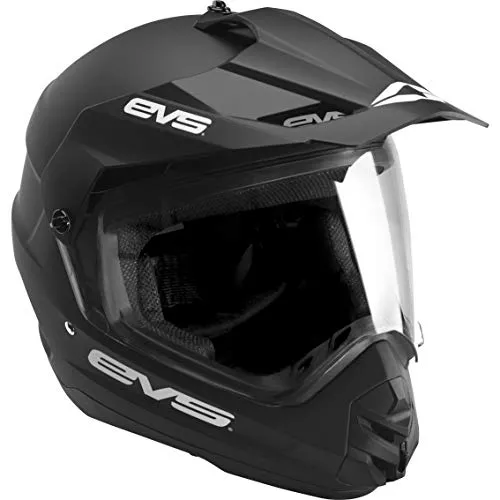 EVS Sports Men's T5 Venture Solid Dual Sport Motorcycle Helmet