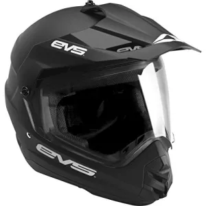 EVS Sports Men's T5 Venture Solid Dual Sport Motorcycle Helmet