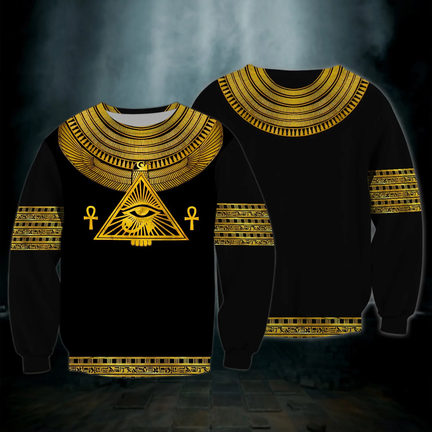 Eye of Horus, Ankh , Ancient Egypt 3D Shirts