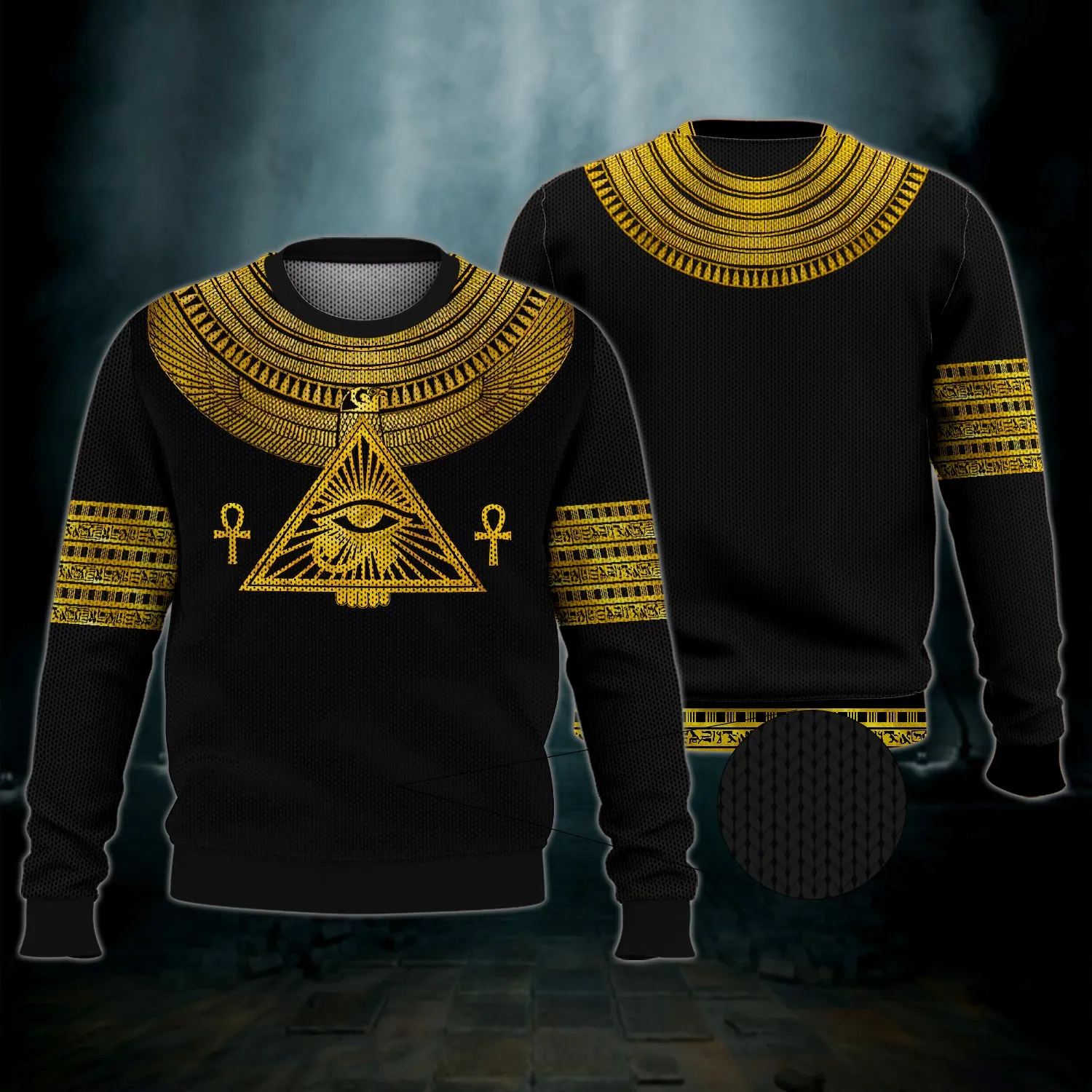 Eye of Horus, Ankh , Ancient Egypt 3D Shirts