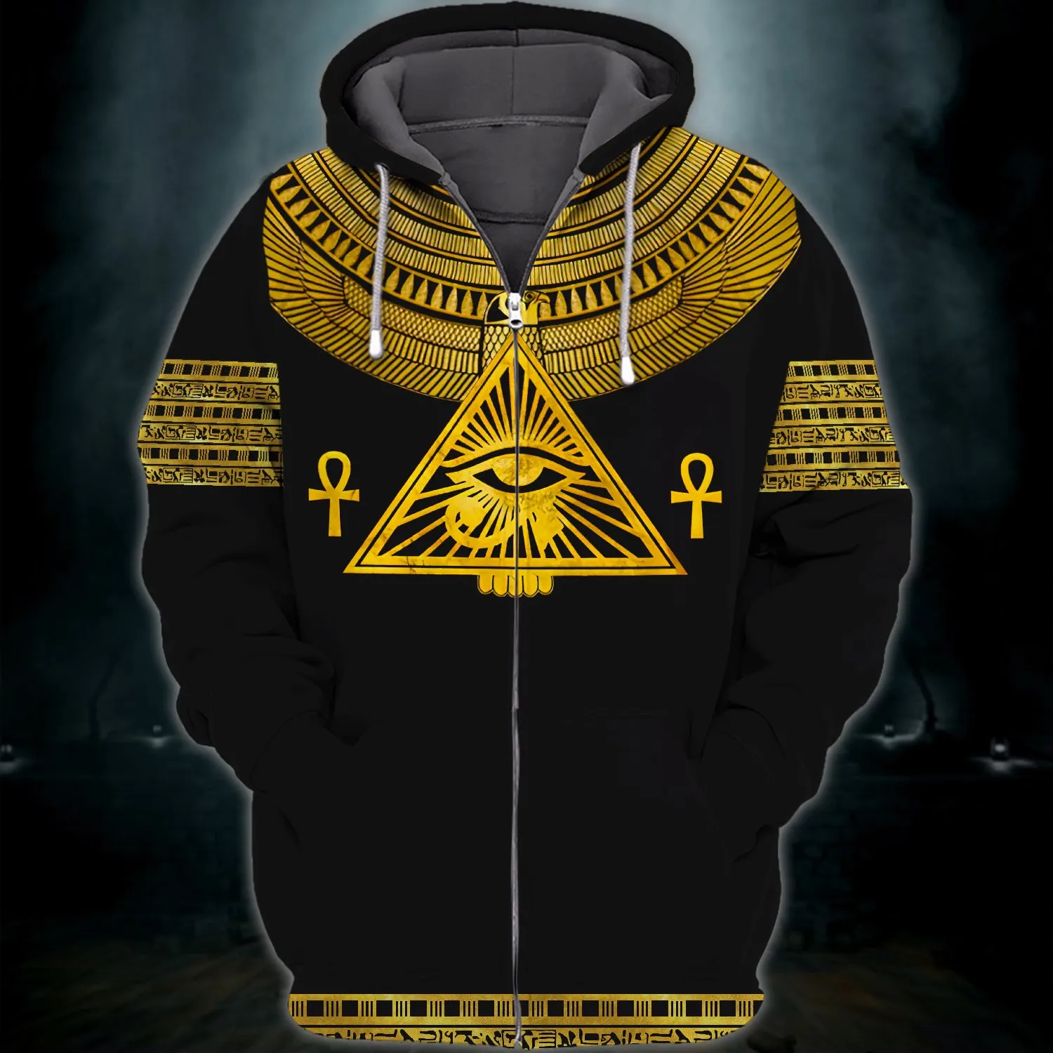 Eye of Horus, Ankh , Ancient Egypt 3D Shirts