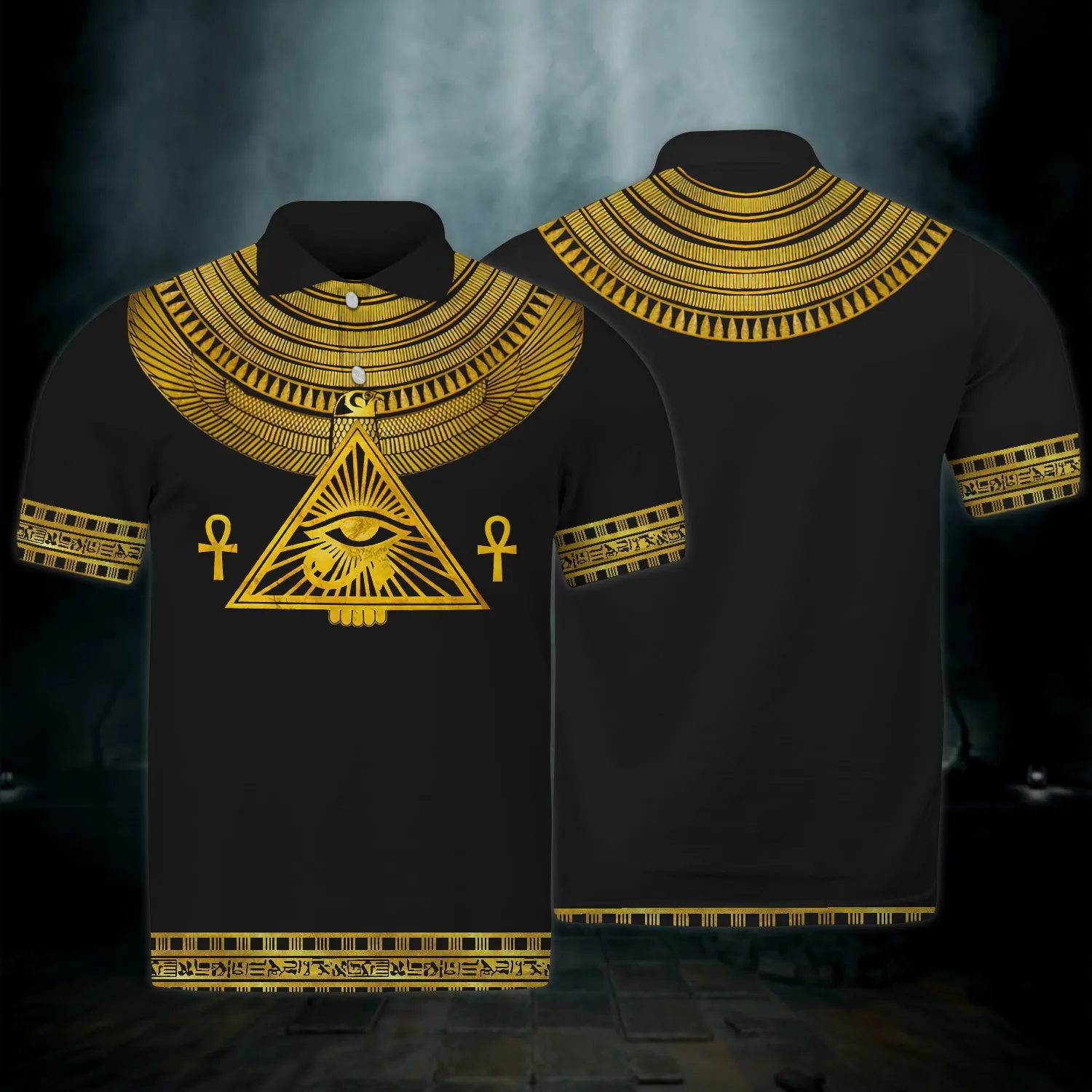 Eye of Horus, Ankh , Ancient Egypt 3D Shirts