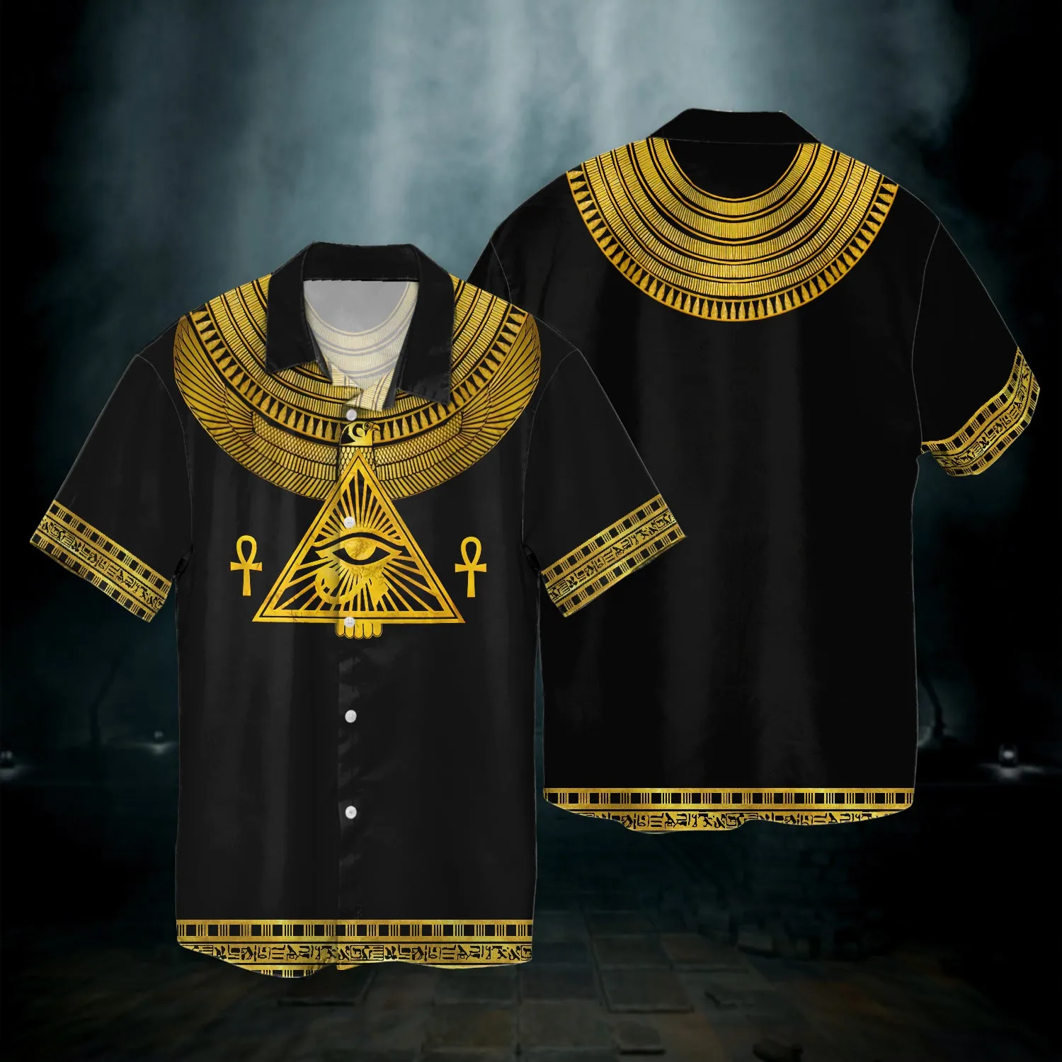 Eye of Horus, Ankh , Ancient Egypt 3D Shirts