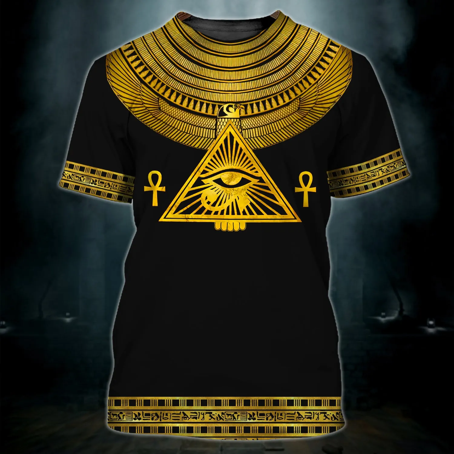 Eye of Horus, Ankh , Ancient Egypt 3D Shirts
