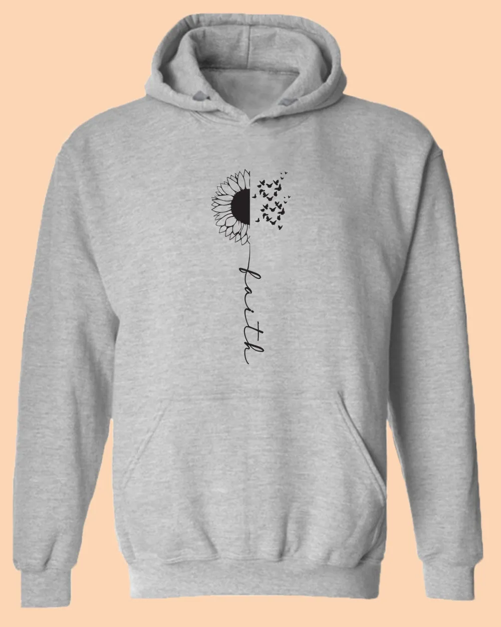 Faith Sunflower Hoodie