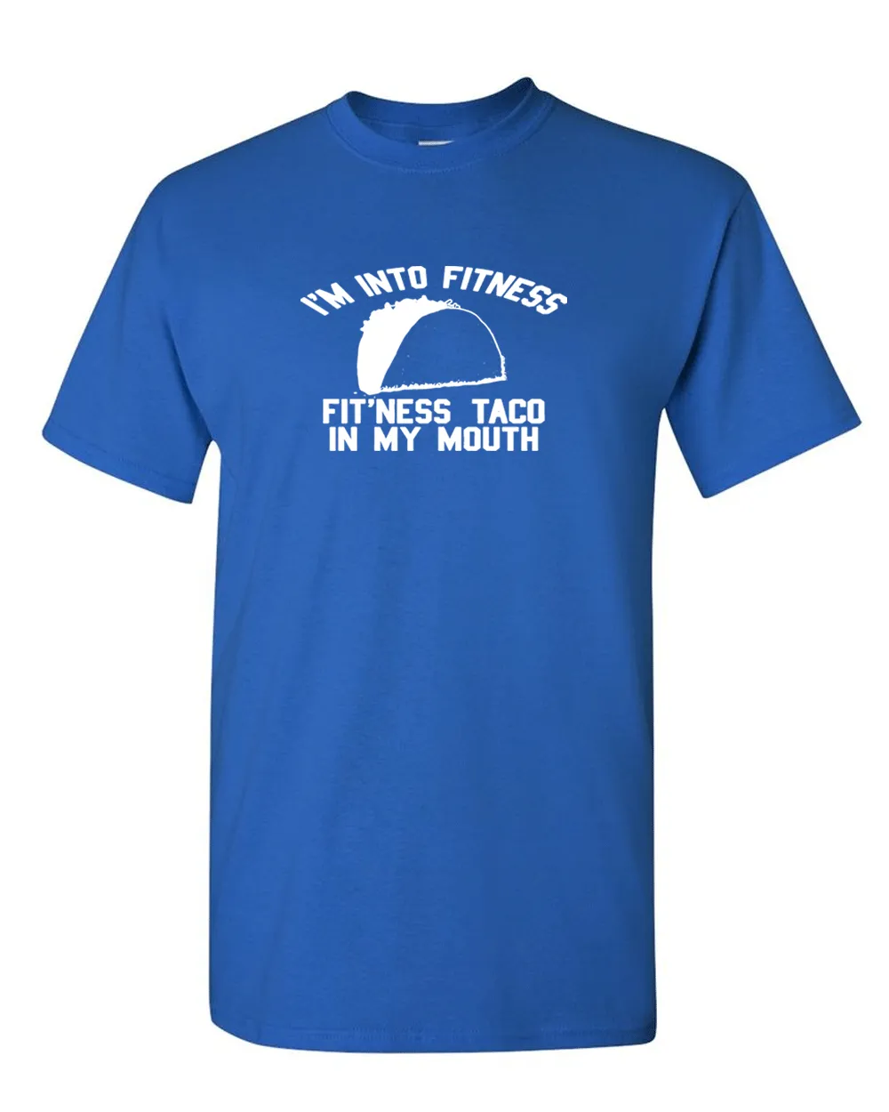 Fitness Taco Funny T Shirt Humorous Gym Mexican Food Tee for Guys