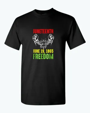 Freedom tees broken chain june 19 1865 t-shirt
