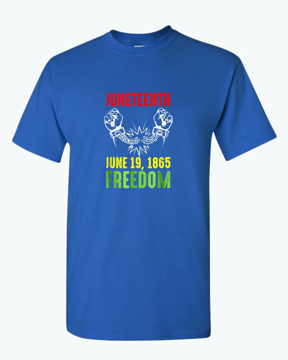 Freedom tees broken chain june 19 1865 t-shirt