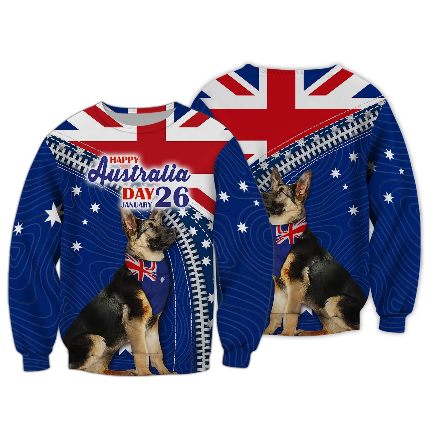 German Shepherd, Happy Australia Day