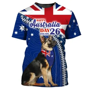 German Shepherd, Happy Australia Day