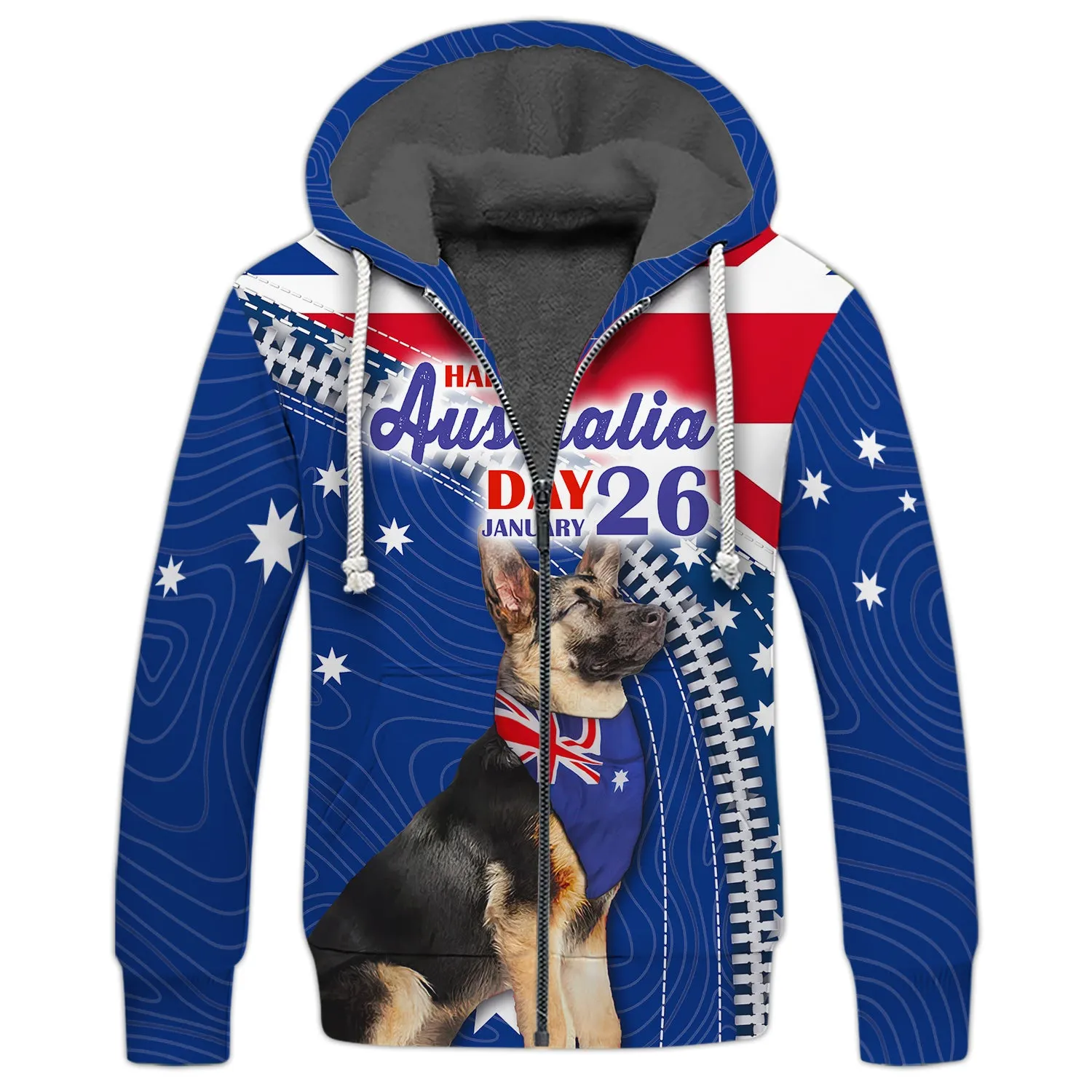 German Shepherd, Happy Australia Day