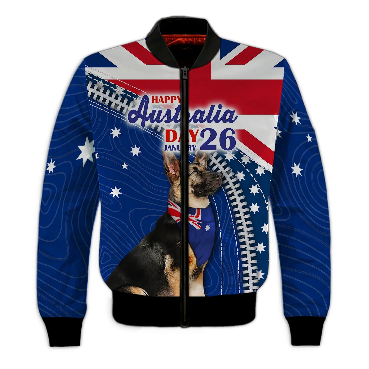 German Shepherd, Happy Australia Day