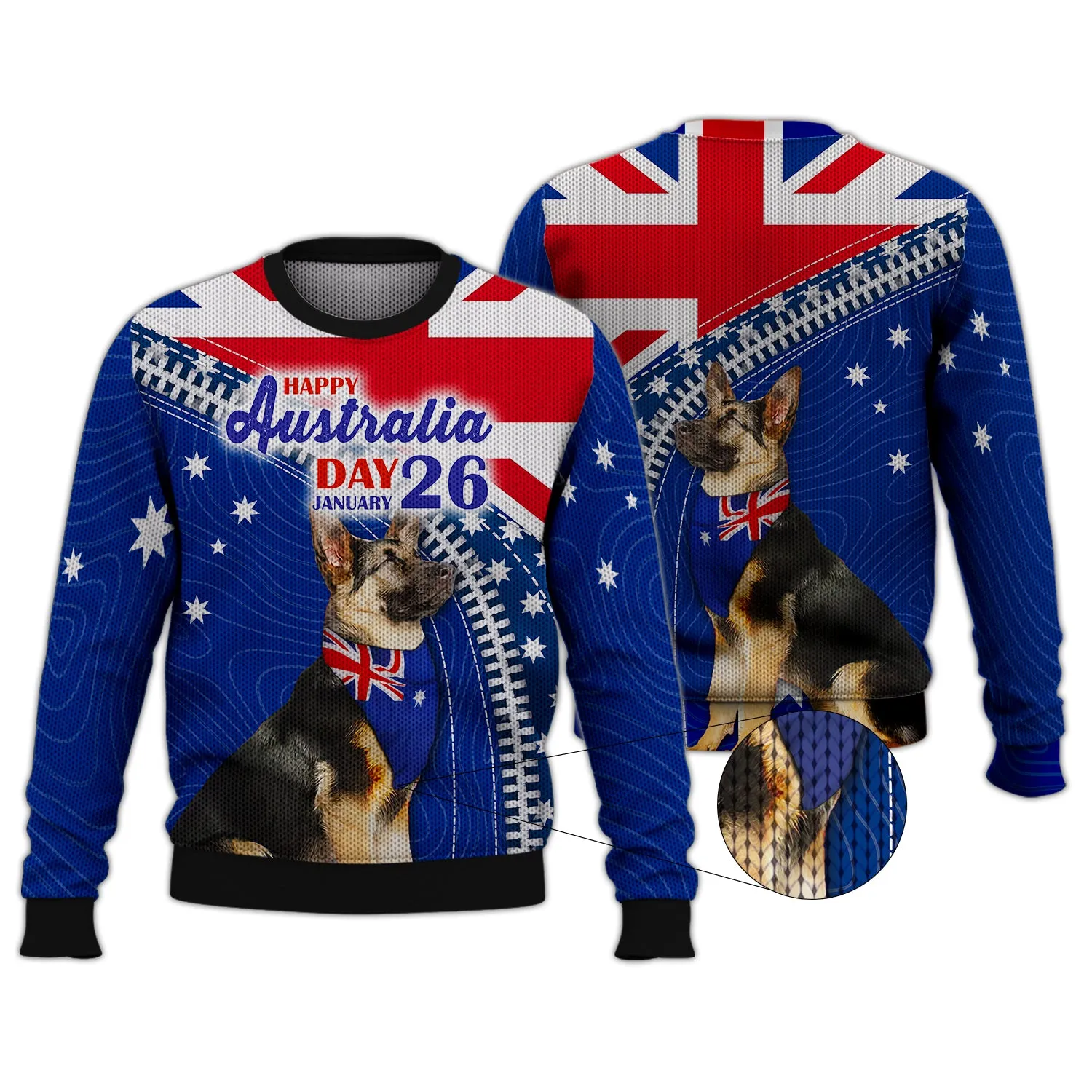 German Shepherd, Happy Australia Day