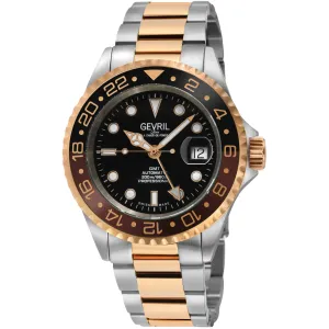 Gevril Wall Street - GMT Ceramic Bezel
