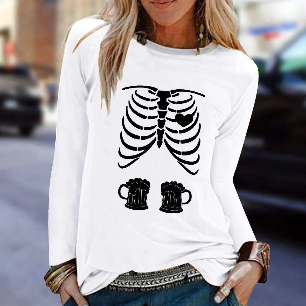 Graphic long Sleeve Shirts Beers