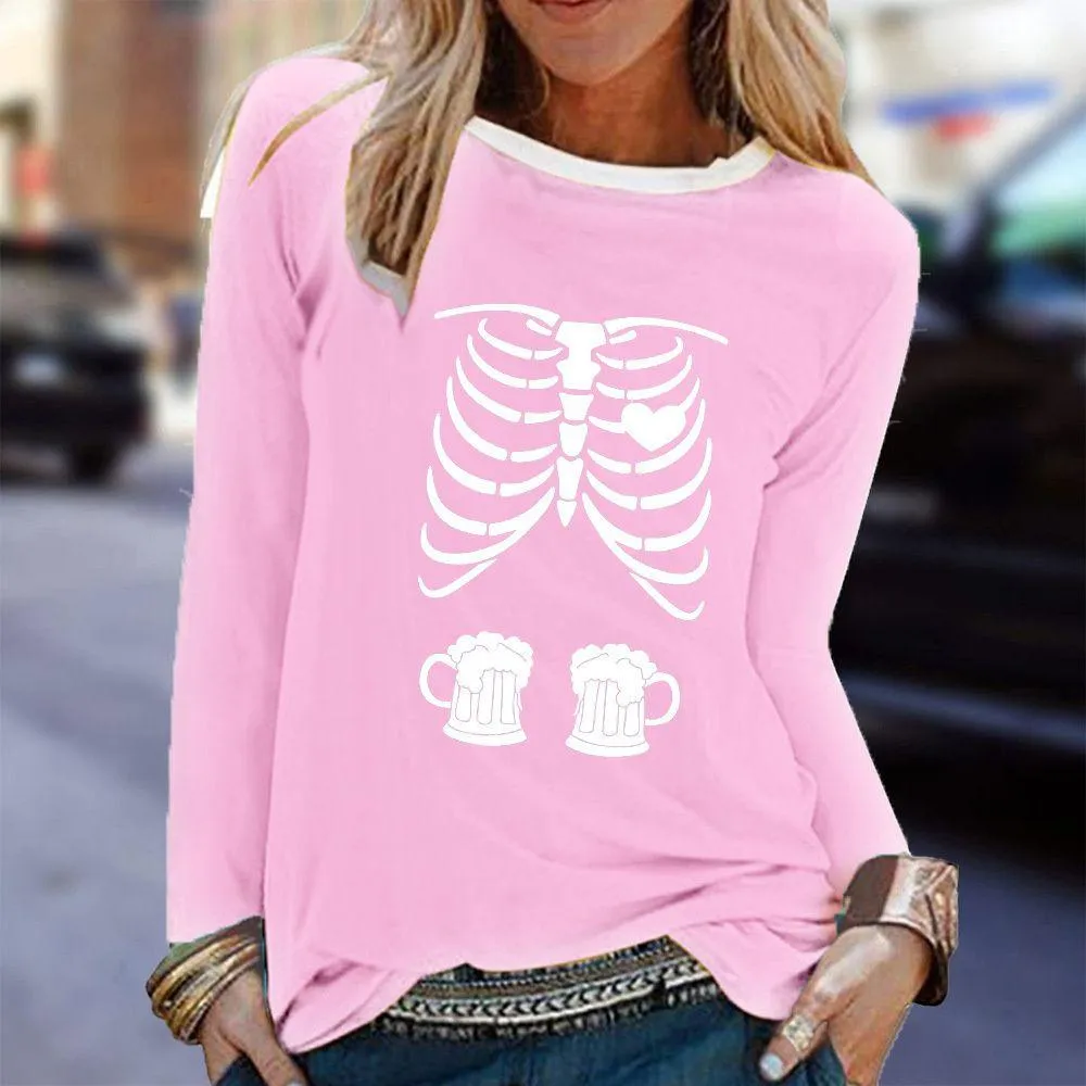 Graphic long Sleeve Shirts Beers