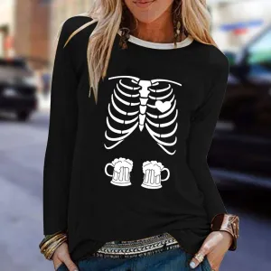 Graphic long Sleeve Shirts Beers