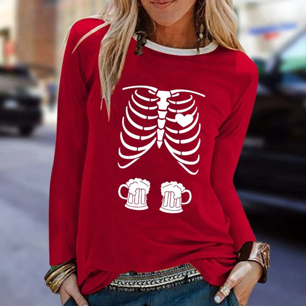 Graphic long Sleeve Shirts Beers