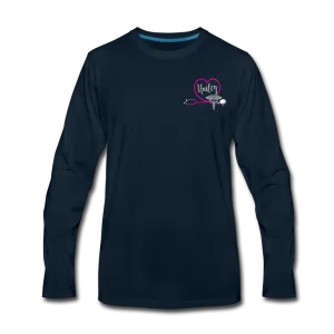 Hailey ER Nurse Flag Men's Premium Long Sleeve T-Shirt