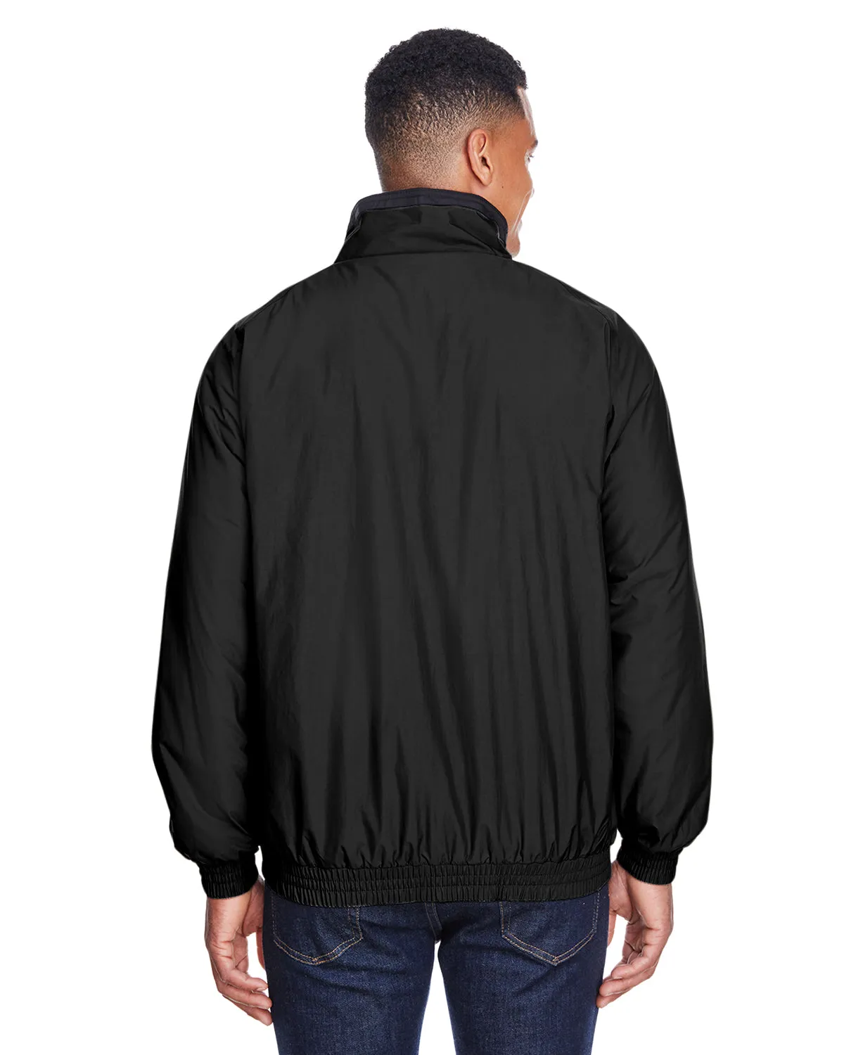 Harriton Adult Flece Lined Nylon Jacket M740