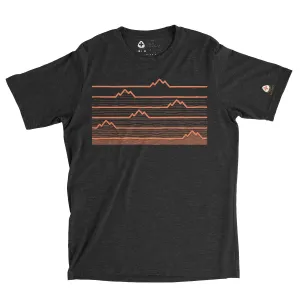High-Quality Men’s Mountain Heartbeat Graphic Tee