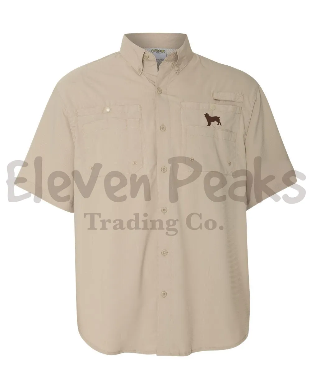 Hilton-Baja Short Sleeve Fishing Shirt w/ BSS® Silhouette