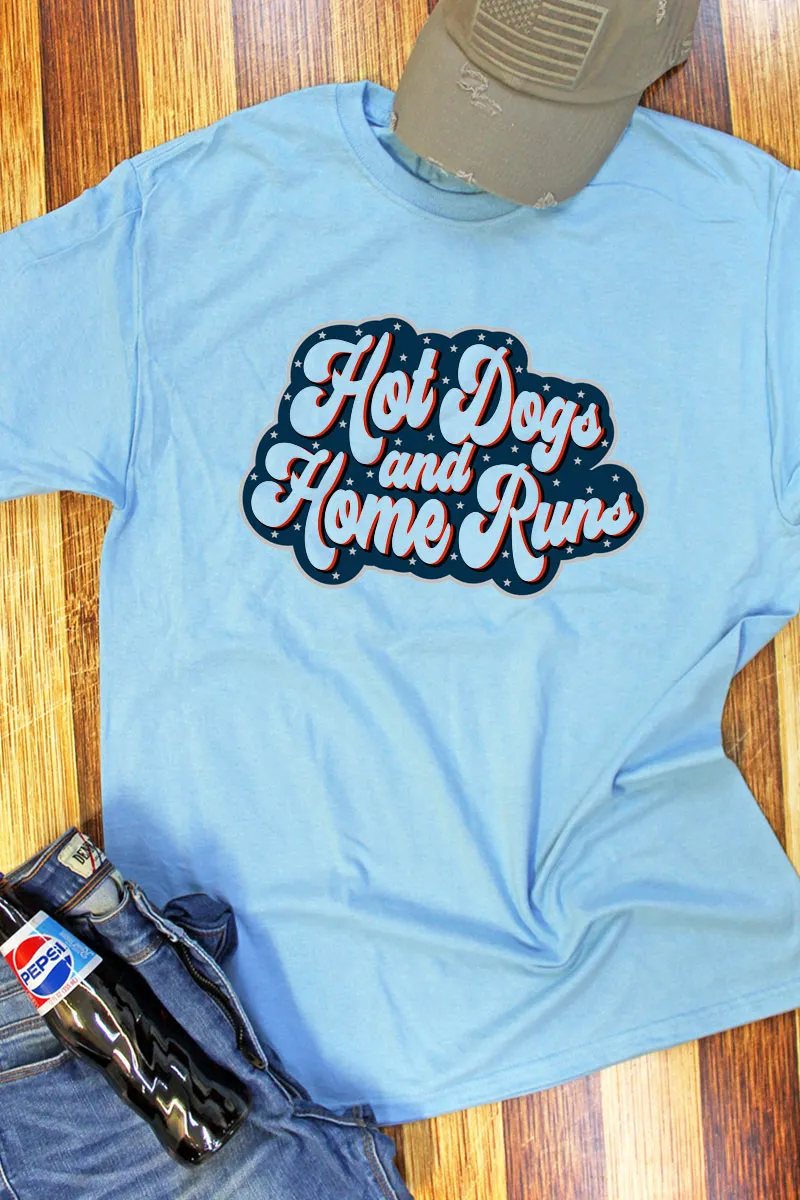 Hot Dogs And Home Runs Dri-Power 50/50 Tee