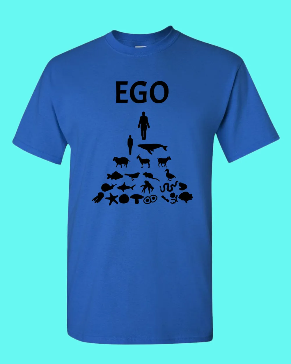 Human Ego, Stop Animals Killing T-shirt, vegan shirt