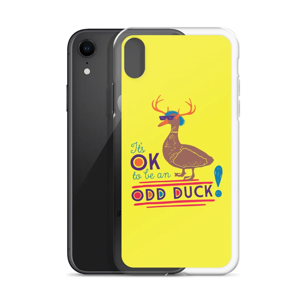 It's OK to be an Odd Duck! iPhone Case (Men's Colors)