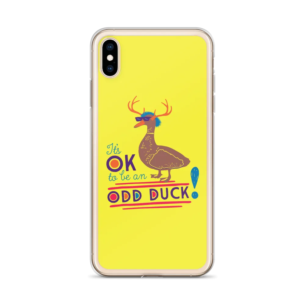 It's OK to be an Odd Duck! iPhone Case (Men's Colors)