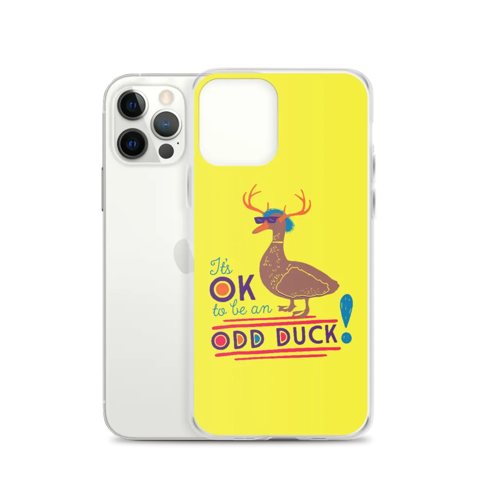 It's OK to be an Odd Duck! iPhone Case (Men's Colors)