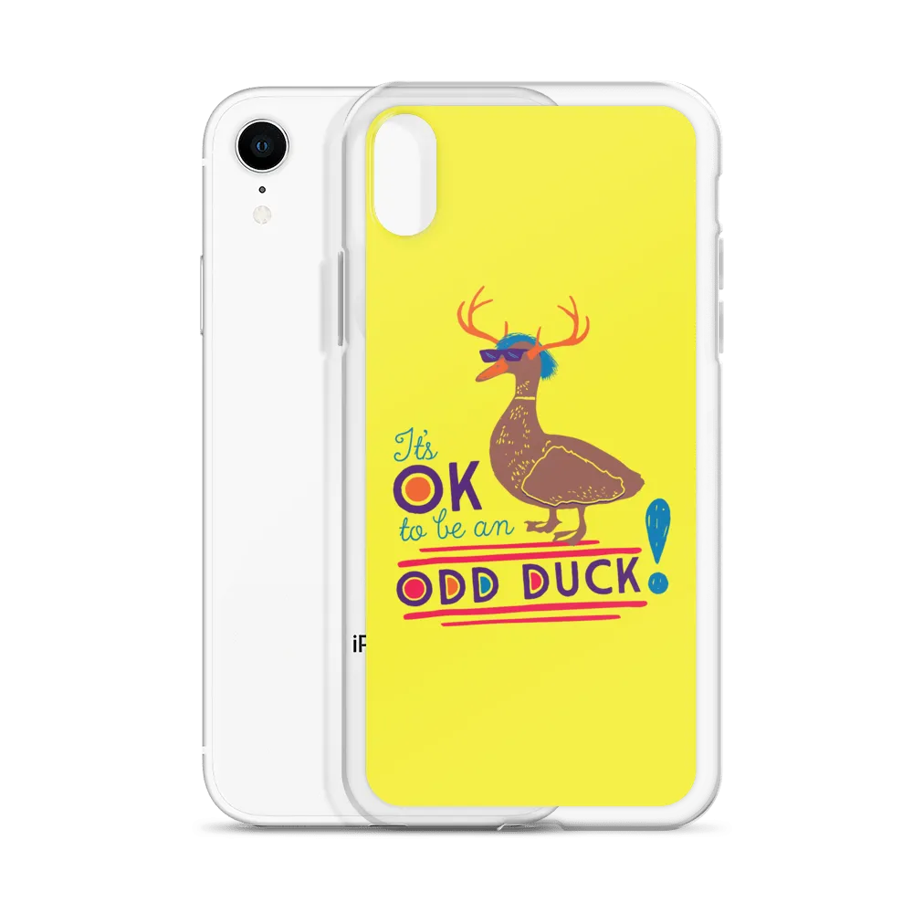 It's OK to be an Odd Duck! iPhone Case (Men's Colors)