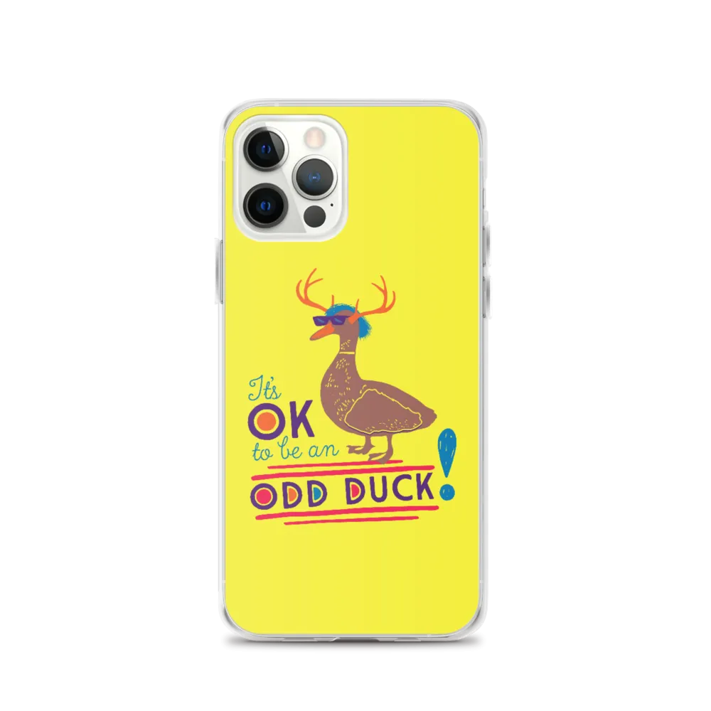 It's OK to be an Odd Duck! iPhone Case (Men's Colors)
