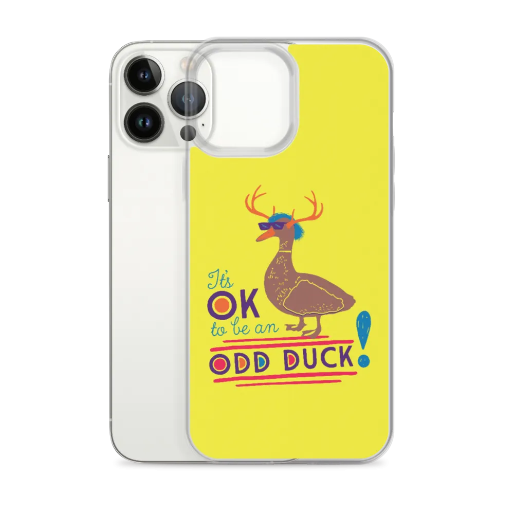 It's OK to be an Odd Duck! iPhone Case (Men's Colors)