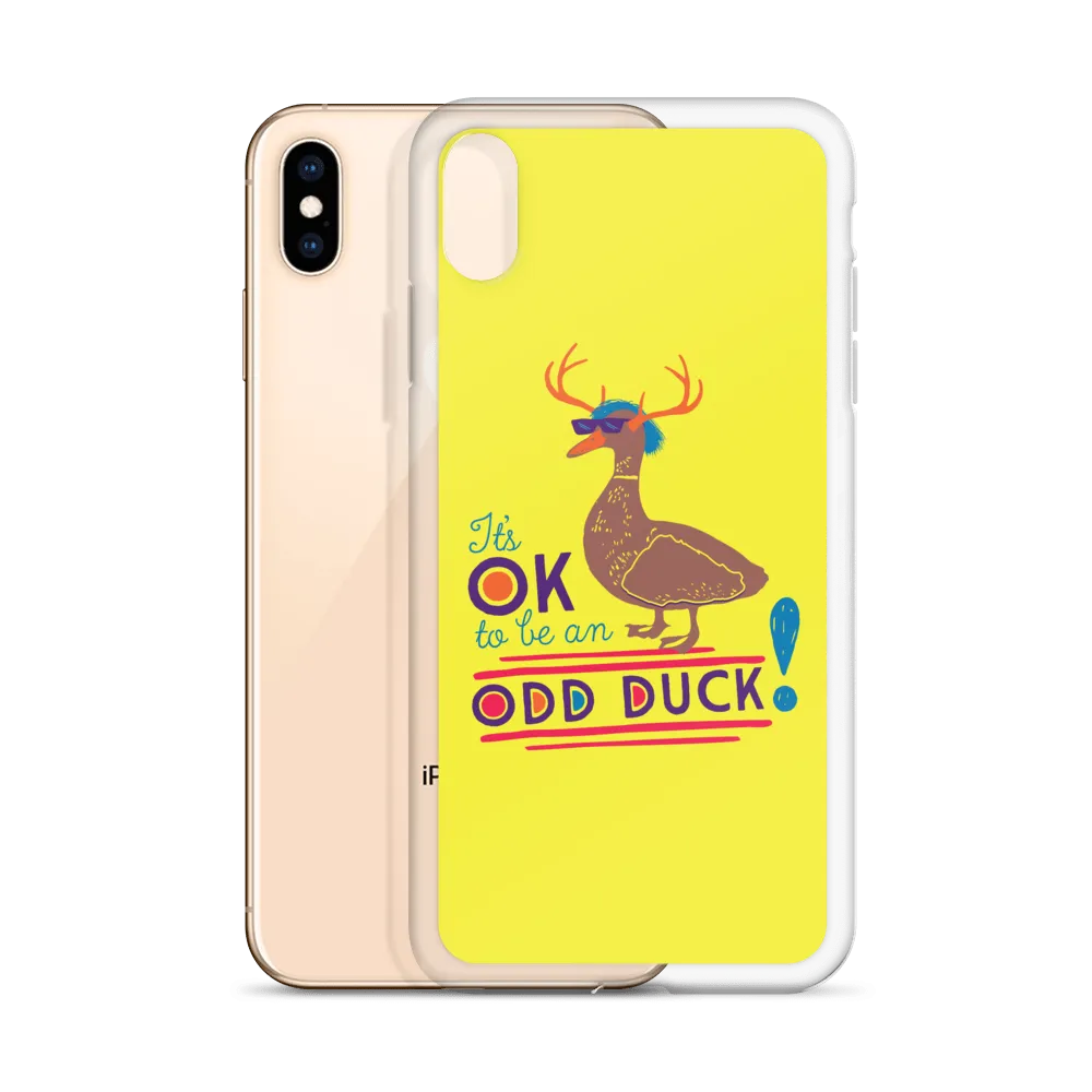 It's OK to be an Odd Duck! iPhone Case (Men's Colors)