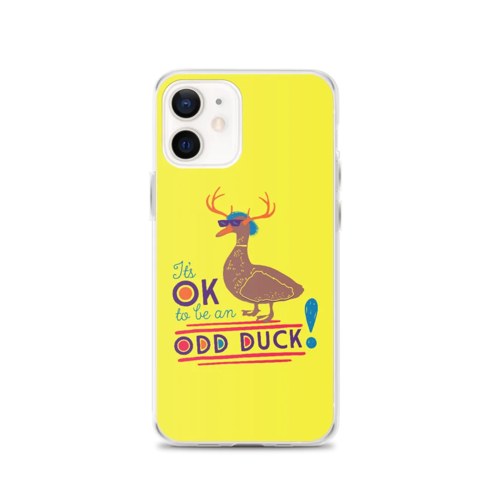 It's OK to be an Odd Duck! iPhone Case (Men's Colors)