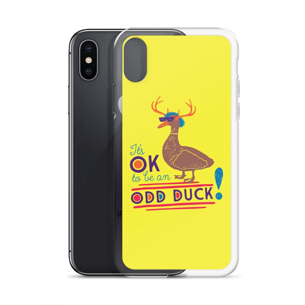 It's OK to be an Odd Duck! iPhone Case (Men's Colors)