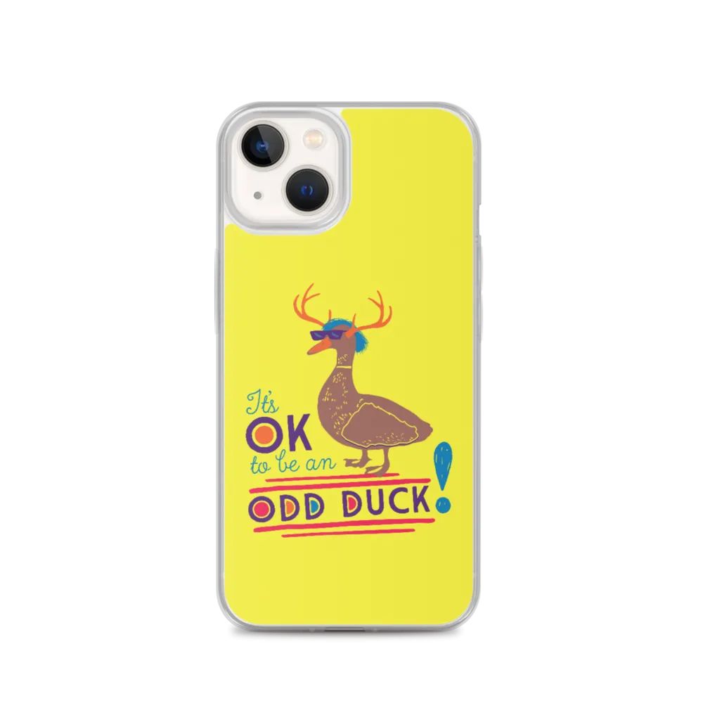 It's OK to be an Odd Duck! iPhone Case (Men's Colors)
